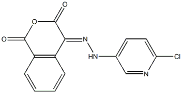 1H-isochromene-1,3,4-trione 4-[N-(6-chloro-3-pyridinyl)hydrazone]