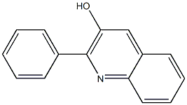 2-フェニルキノリン-3-オール 化学構造式