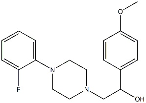 2-[4-(2-fluorophenyl)piperazino]-1-(4-methoxyphenyl)-1-ethanol