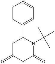 1-(tert-butyl)-6-phenyldihydro-2,4(1H,3H)-pyridinedione Structure