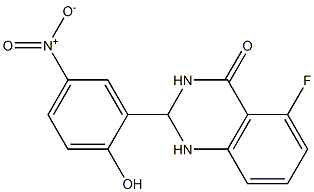 5-fluoro-2-(2-hydroxy-5-nitrophenyl)-1,2,3,4-tetrahydroquinazolin-4-one