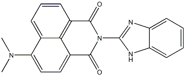 2-(1H-benzo[d]imidazol-2-yl)-6-(dimethylamino)-2,3-dihydro-1H-benzo[de]isoquinoline-1,3-dione