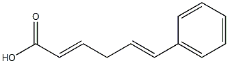 6-phenyl-2,5-hexadienoic acid Structure