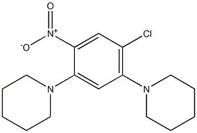 1-(4-chloro-2-nitro-5-piperidinophenyl)piperidine Structure