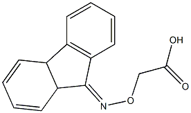 {[(9E)-4a,9a-dihydro-9H-fluoren-9-ylideneamino]oxy}acetic acid,,结构式