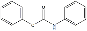 phenyl N-phenylcarbamate Struktur