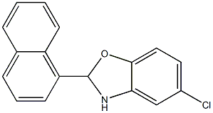 5-chloro-2-(1-naphthyl)-2,3-dihydro-1,3-benzoxazole Structure