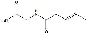N1-(2-amino-2-oxoethyl)pent-3-enamide
