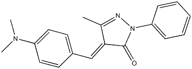 4-{(E)-[4-(dimethylamino)phenyl]methylidene}-5-methyl-2-phenyl-2,4-dihydro-3H-pyrazol-3-one