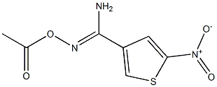 O3-acetyl-5-nitrothiophene-3-carbohydroximamide Structure