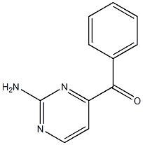 (2-amino-4-pyrimidinyl)(phenyl)methanone Structure