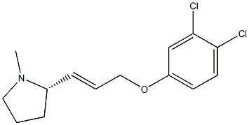 (2S)-2-[(E)-3-(3,4-dichlorophenoxy)-1-propenyl]-1-methyltetrahydro-1H-pyrrole