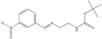 tert-butyl N-{2-[(3-nitrobenzylidene)amino]ethyl}carbamate