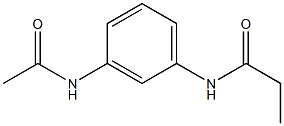 N1-[3-(acetylamino)phenyl]propanamide Struktur
