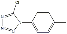 5-chloro-1-(4-methylphenyl)-1H-tetrazole Structure