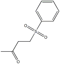4-(phenylsulfonyl)butan-2-one Struktur
