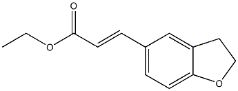 ethyl 3-(2,3-dihydro-1-benzofuran-5-yl)acrylate Structure
