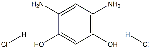 4,6-diaminobenzene-1,3-diol dihydrochloride Struktur