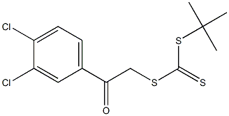 tert-butyl {[2-(3,4-dichlorophenyl)-2-oxoethyl]thio}methanedithioate
