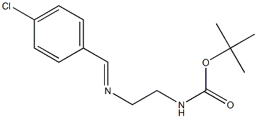 tert-butyl N-{2-[(4-chlorobenzylidene)amino]ethyl}carbamate