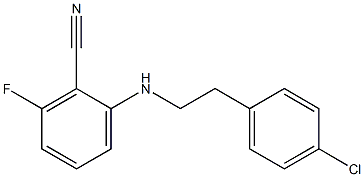2-[(4-chlorophenethyl)amino]-6-fluorobenzonitrile Structure
