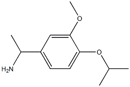 1-(4-isopropoxy-3-methoxyphenyl)ethanamine Struktur