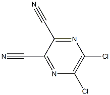 5,6-dichloropyrazine-2,3-dicarbonitrile Structure