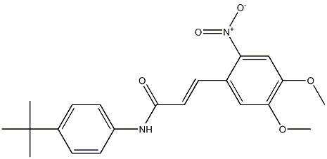 (E)-N-[4-(tert-butyl)phenyl]-3-(4,5-dimethoxy-2-nitrophenyl)-2-propenamide