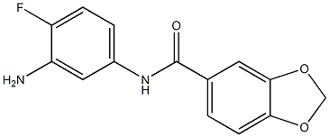 N-(3-amino-4-fluorophenyl)-1,3-benzodioxole-5-carboxamide