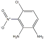 4-chloro-3-nitro-1,2-benzenediamine Structure