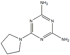 2,4-Diamino-6-pyrrolidino-1,3,5-triazine Structure