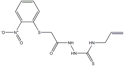 N1-allyl-2-{2-[(2-nitrophenyl)thio]acetyl}hydrazine-1-carbothioamide