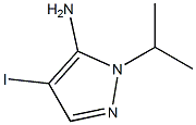 4-iodo-1-isopropyl-1H-pyrazol-5-amine Struktur