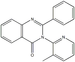 3-(3-methyl-2-pyridyl)-2-phenyl-3,4-dihydroquinazolin-4-one