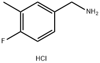 (4-fluoro-3-methylphenyl)methanamine Struktur