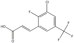 (E)-3-(3-chloro-2-fluoro-5-(trifluoromethyl)phenyl)acrylic acid
