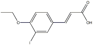 (E)-3-(4-ethoxy-3-iodophenyl)acrylic acid