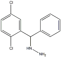 1-((2,5-dichlorophenyl)(phenyl)methyl)hydrazine Structure