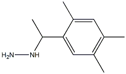 1-(1-(2,4,5-trimethylphenyl)ethyl)hydrazine Structure