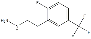 1-(2-fluoro-5-(trifluoromethyl)phenethyl)hydrazine Structure