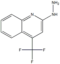 1-(4-(trifluoromethyl)quinolin-2-yl)hydrazine Structure