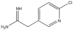 2-(6-chloropyridin-3-yl)acetamidine Structure