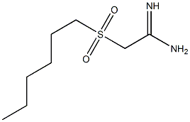 2-(hexylsulfonyl)acetamidine Struktur