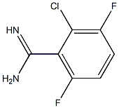 2-chloro-3,6-difluorobenzamidine Structure