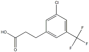 3-(3-chloro-5-(trifluoromethyl)phenyl)propanoic acid Structure