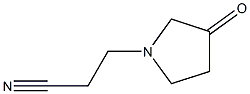 3-(3-oxopyrrolidin-1-yl)propanenitrile Structure