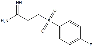 3-(4-fluorophenylsulfonyl)propanamidine