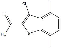 3-chloro-4,7-dimethylbenzo[b]thiophene-2-carboxylic acid|