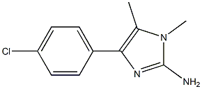 4-(4-chlorophenyl)-1,5-dimethyl-1H-imidazol-2-amine Structure