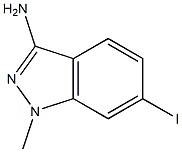 6-iodo-1-methyl-1H-indazol-3-amine Struktur